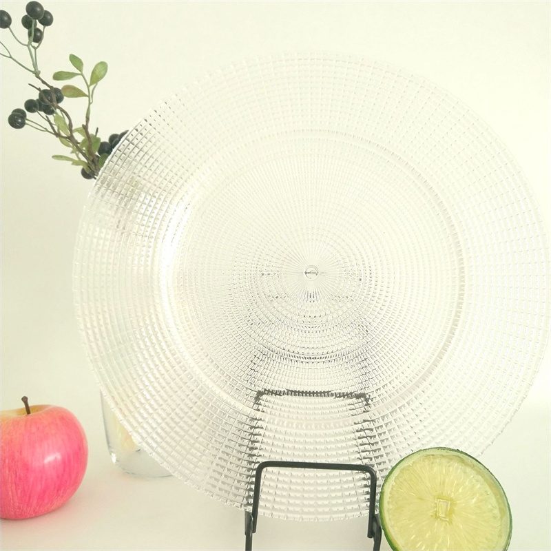 Wholesale Glass Charger Plate PZ-006 - Image 5